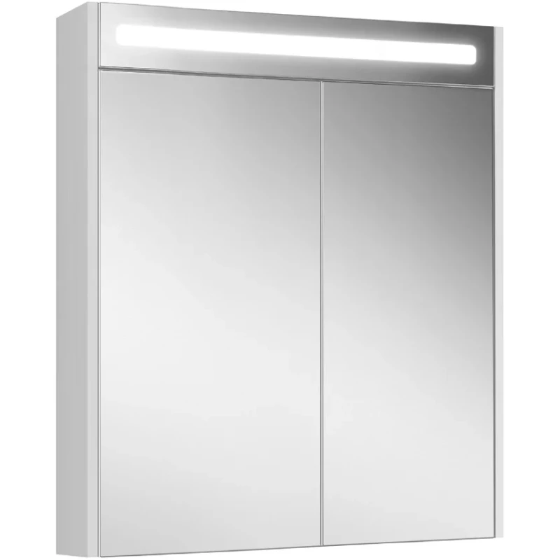 Зеркальный шкаф 70x80 см белый глянец L/R Belux Неман ВШ 70 4810924276834