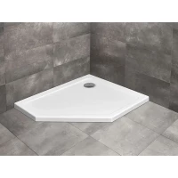 Душевой поддон Radaway Doros PT E SDRPT9080-01R 90x80 см R, акриловый, пятиугольный, белый
