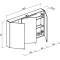 Комплект мебели белый глянец 121 см Sancos Libra LB120-1W + CN7006 + Z1200 - 13