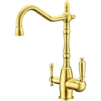 Смеситель для кухни Zorg ZR 312 YF-33 BR LIGHT с подключением к фильтру, светлая бронза