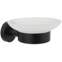 Мыльница Aquatek Вега AQ4003MB настенная, черный матовый