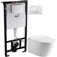 Комплект подвесной унитаз MEER MR-2102 + система инсталляции AlcaPlast AM101/11203:1RUSSETM70