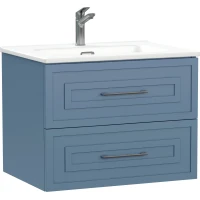 Тумба под раковину Cersanit Classic A69088 58,5 см, подвесная, голубой матовый