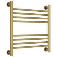 Полотенцесушитель водяной 500x500 перемычка выгнутая состаренная латунь Сунержа Богема+ 051-0221-5050