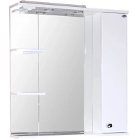 Зеркальный шкаф 80,8x85 см белый глянец R Onika Эльбрус 208022