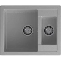 Кухонная мойка GranFest Quadro 610K 61x50 см, серый