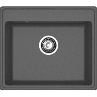Кухонная мойка GranFest Vertex 580 58x50 см, графит