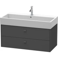 Тумба графит матовый 98,4 см Duravit Brioso BR415604949