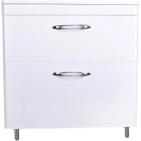 Тумба белый глянец 80 см Style Line Каре СС-00002267