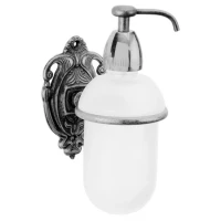 Дозатор жидкого мыла с держателем хром Art&Max Impero AM-1705-Cr