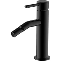 Смеситель для биде AQUAme Siena AQM6216MB без донного клапана, черный матовый