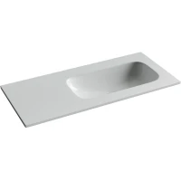 Раковина Ceramicanova Grace CN7015wx 101x45,7 см R, накладная, белый