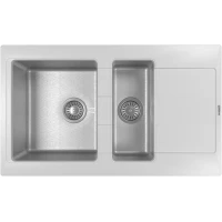 Кухонная мойка Florentina Комби 860К 21.410.D0860.201 86x51 см, нержавеющая сталь/жасмин