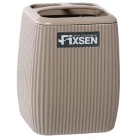 Держатель зубных щеток и пасты Fixsen Brown FX-403-3 настольный, коричневый
