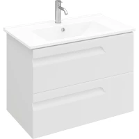 Тумба белый матовый 76,4 см Laparet Atlas LA-WCAB-80-122