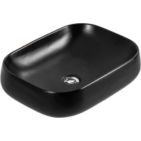 Раковина-чаша Aquatek AQ5526-MB 56x42 см, накладная, черный матовый