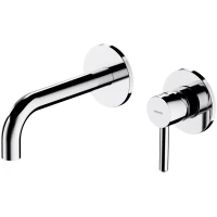 Смеситель для раковины Omnires Y Y1215CR встраиваемый, без донного клапана, хром