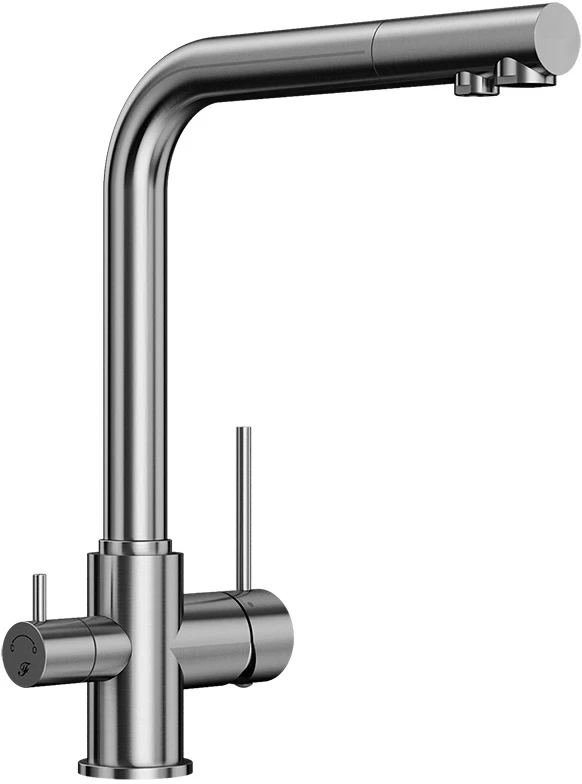 Смеситель для кухни с подключением к фильтру Elghansa Kitchen Pure Water 56A5216-Steel kitchen sink faucet 304 stainless steel hot