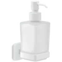 Дозатор для жидкого мыла Gedy Tonga TO81(02) настенный, белый матовый