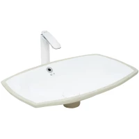 Раковина WeltWasser Deilbach 6076 10000004601 53x39 см, встраиваемая снизу, белый