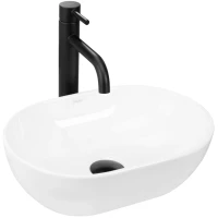 Раковина-чаша Rea Amelia Mini REA-U3322 38x26 см, накладная, белый