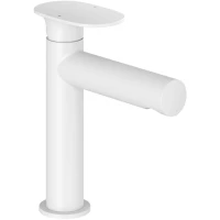 Смеситель для раковины Ravak Spring SG 012.10WHM X070565 без донного клапана, белый матовый