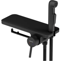 Гигиенический душ Damixa Jupiter 773500301 со смесителем, черный матовый