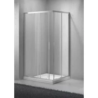 Душевой уголок 120x90 см BelBagno SELA-AH-2-120/90-Ch-Cr текстурное стекло