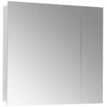 Изображение товара зеркальный шкаф 80x75 см белый глянец акватон лондри 1a267202lh010