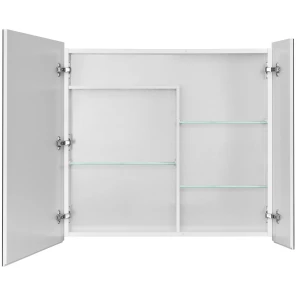 Изображение товара зеркальный шкаф 80x75 см белый глянец акватон лондри 1a267202lh010