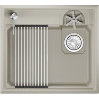 Кухонная мойка Granula 5807R, КРЕМАН 58x52 см, кремовый