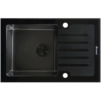Кухонная мойка Seaman Eco Glass SMG-780B-Gun.B