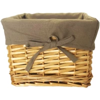 Плетеная корзина для белья 13л WasserKRAFT Mosel WB-880-S