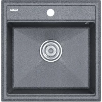 Кухонная мойка Paulmark Stepia PM115051-DG 50x51 см, графит 