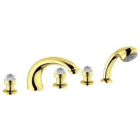 Смеситель на борт ванны Migliore Axo Swarovski ML.AXO-680F.DO