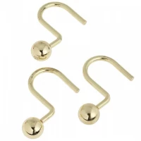 Набор из 12 крючков для шторки Carnation Home Fashions Ball Type Hook Brass SLM-BAL/64