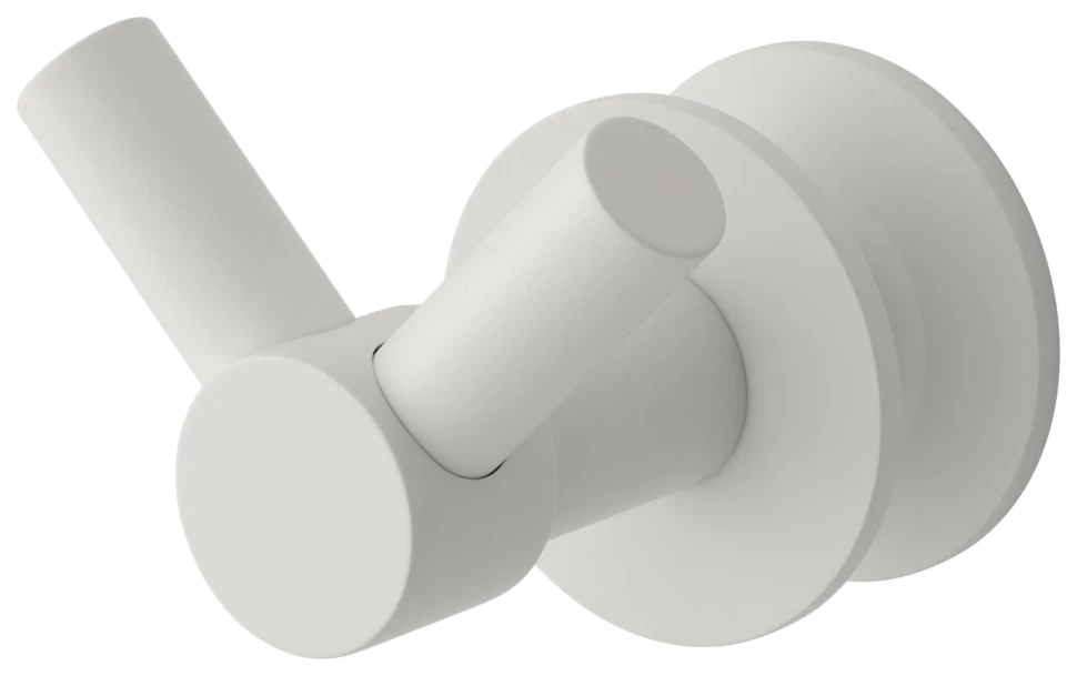 Крючок Сунержа Виктория 30-2010-0002 двойной, для полотенцесушителя, белый матовый