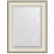Зеркало 54x72 см белая кожа с хромом Evoform Exclusive-G BY 4565 - 1