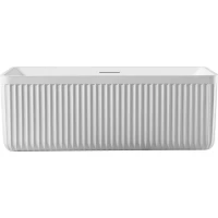 Ванна из литьевого мрамора AltroBagno Cinzia AltroBagnoCinzia090106White 170x75 см, отдельностоящая, белый 