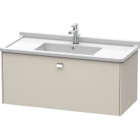 Тумба тауп матовый 102 см Duravit Brioso BR404301091