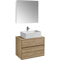 Комплект мебели дуб эльвезия 74,5 см Акватон Либерти 1A279501LYC70 + 1A281003LYC70 + 732700B000 + 1A267202LH010