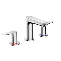 Смеситель для раковины на 3 отверстия с донным клапаном Hansgrohe Talis E 71733000