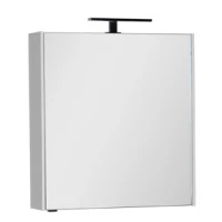 Зеркальный шкаф 60x75 см белый Aquanet Латина 00179942