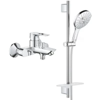 Смеситель для ванны Grohe BauLoop New 23602001 + 26591000