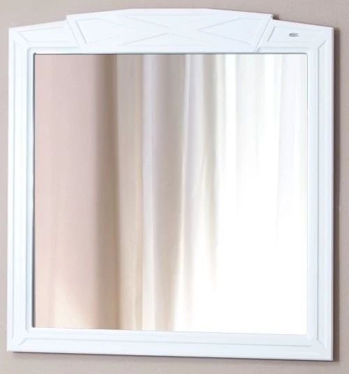 Зеркало 78x85 см белый матовый Atoll Палермо