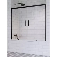 Шторка для ванны Radaway Idea Black PN DWD 150 10004150-54-01 прозрачное
