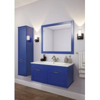 Комплект мебели индиго матовый 95 см Sanflor Ванесса C15330 + C15329                                  