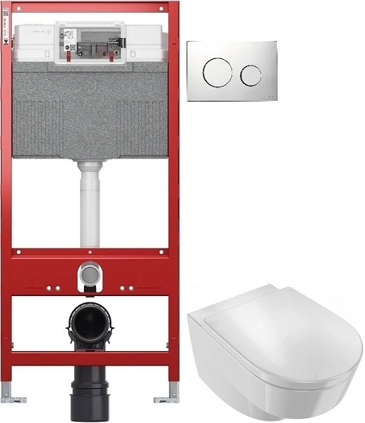 

Комплект подвесной унитаз Jacob Delafon Odeon Rive Gauche EDR102-00 + E24888-00 + система инсталляции TECE 9300302 + 9240921