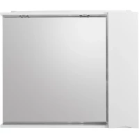 Зеркальный шкаф 80x75 см Bianco Lucido BelBagno Marino MARINO-SPC-800/750-1A-BL-P-R