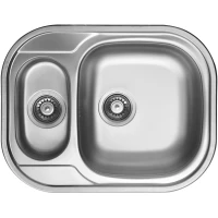 Кухонная мойка полированная сталь Ukinox Галант GAP620.480 15GT8K 1R